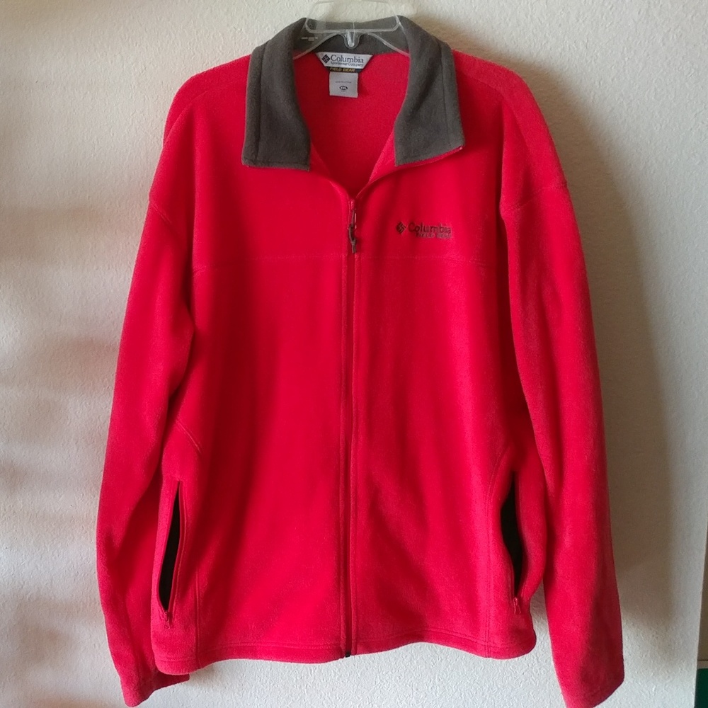 COLUMBIA Zip Fleece Jacket Midweight Field Gear